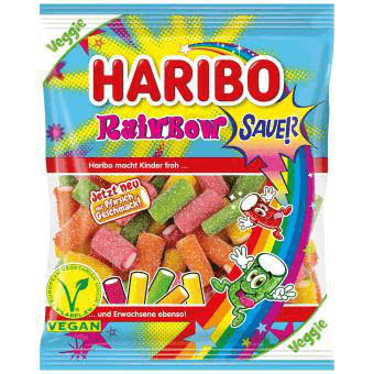 Haribo Rainbow Sauer Vegan 160g
