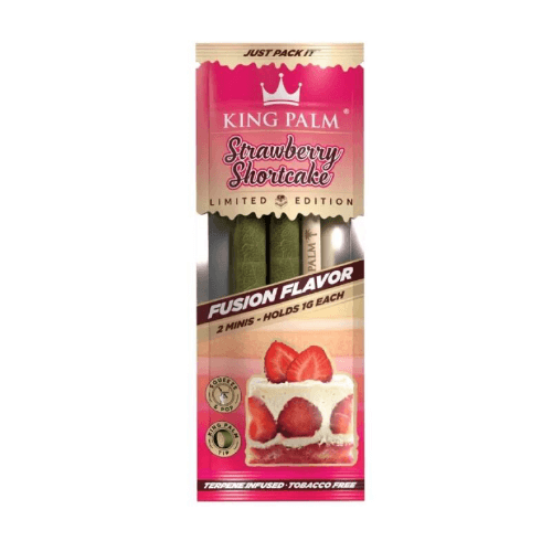 King Palm - Mini Roll Blunt 2er Packung - Strawberry Shortcake