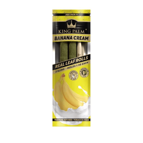 King Palm - Slim Roll Blunt 2er Packung - Banana Cream