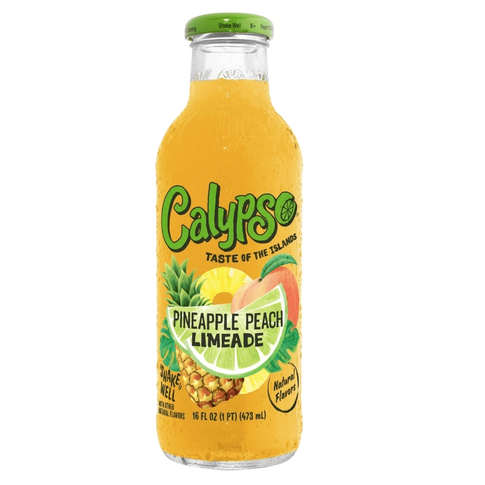 Calypso Pineapple Peach Limeade 473ml